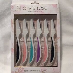 Olivia Rose Beauty Essential 6 pack Soft Grip Trimming Razors.